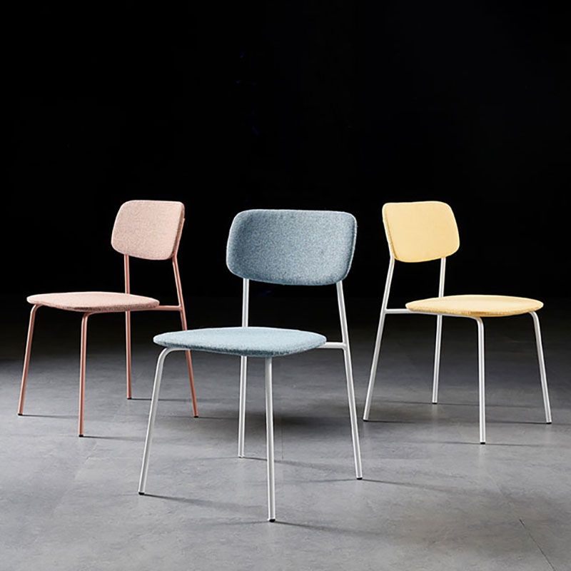 Metal de la cocina del estilo moderno que cena las sillas que cenan la silla lateral sin brazos