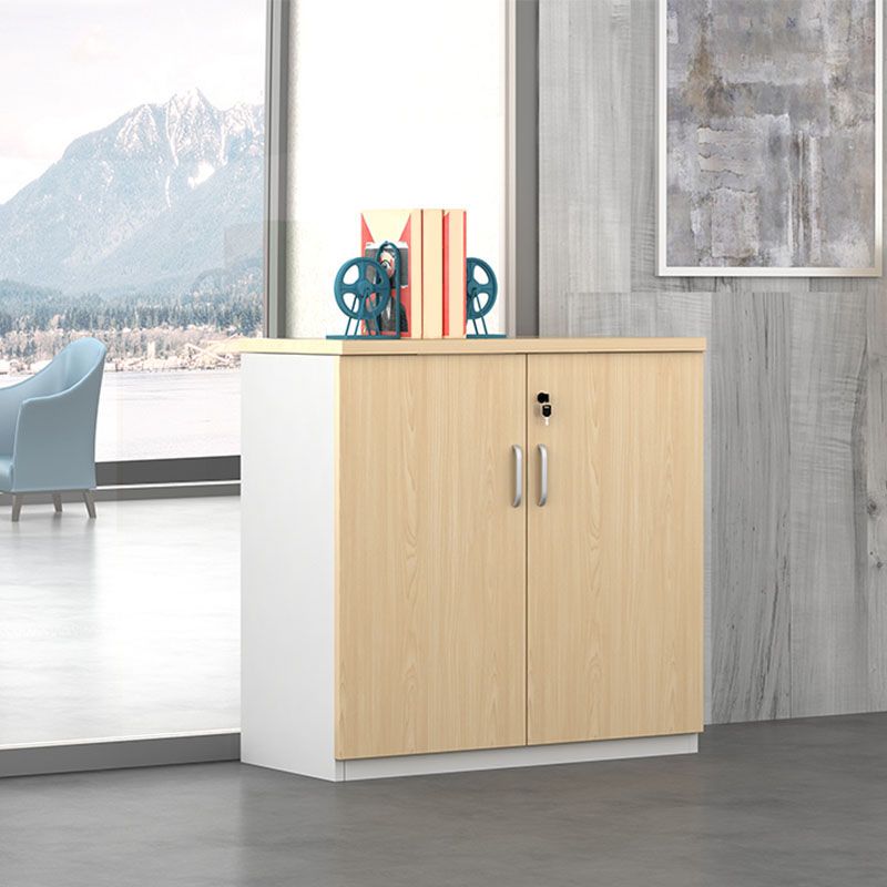 Medieval Modern Filing Cabinet Wooden Frame Lateral Filing Cabinet