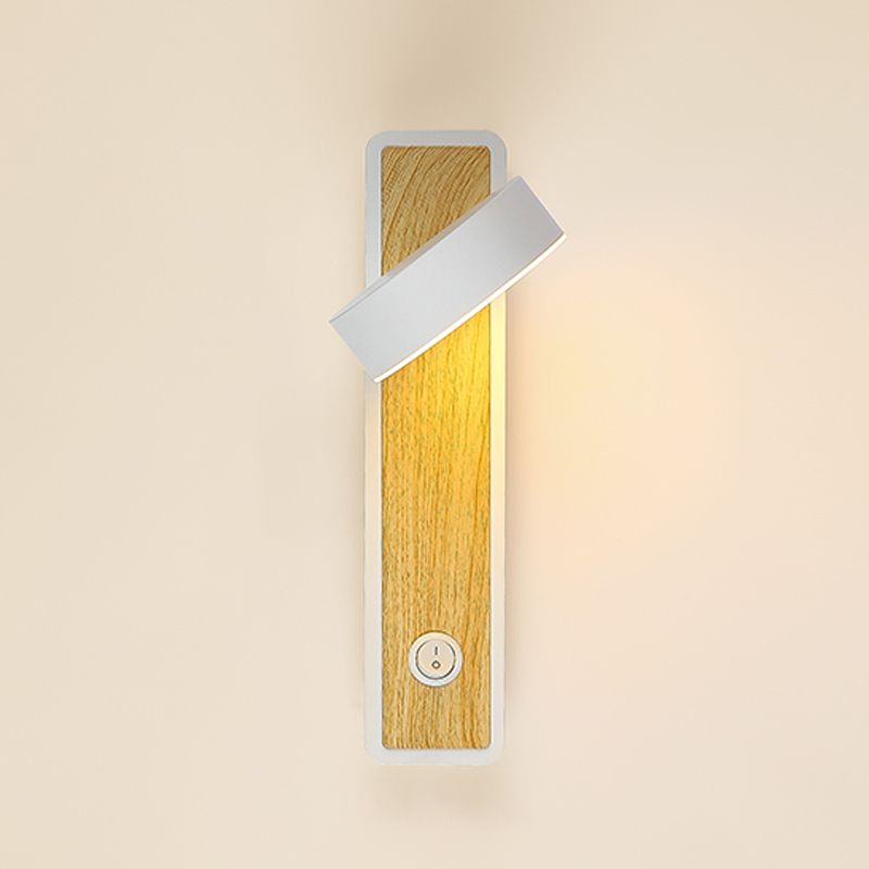 Moderner Stil Verstellbarer LED -Wandleuchten Beleuchtung Metall 1 Leuchttaute leichte Lampen