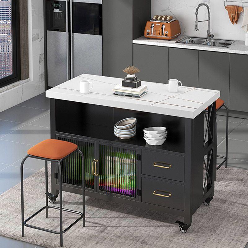 Modern Kitchen Island Table Dining Room Kitchen Island with Drawer