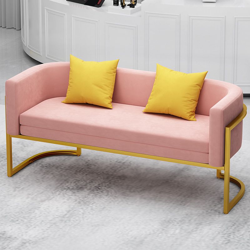 Tuxedo Arm Sofa 24.40" W x 29.52" H Velvet  Sofa Standard Sofa