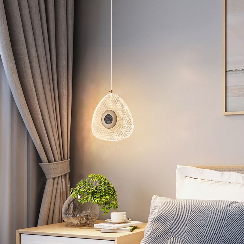 Modern Geometry Hanging Lights Metal Hanging Light Fixtures in Gold