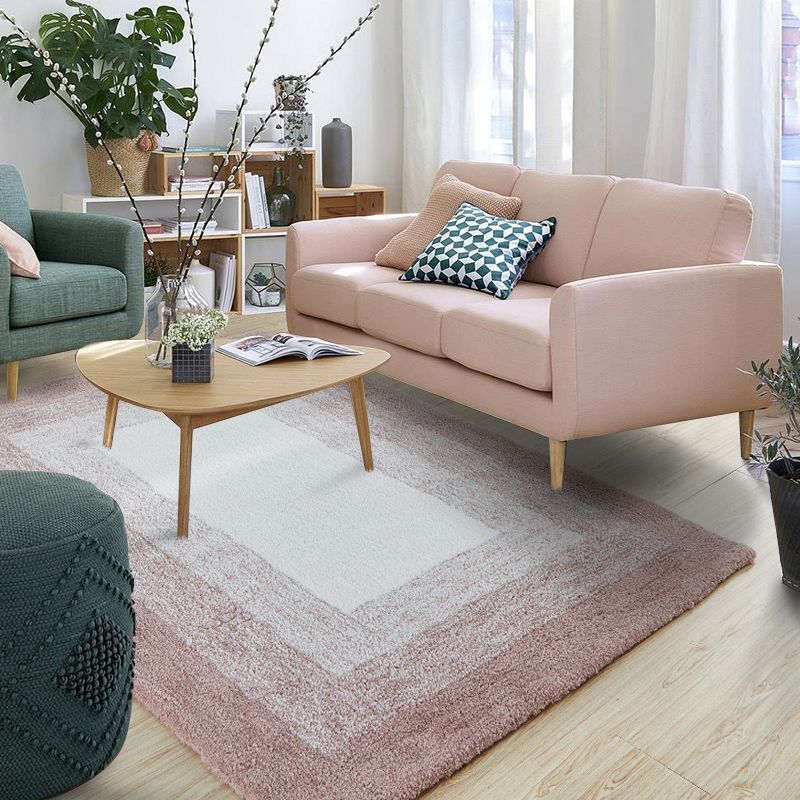 Tapis de couleur unie à couleur unie multi-couleurs mélange de coton de la zone décontractée