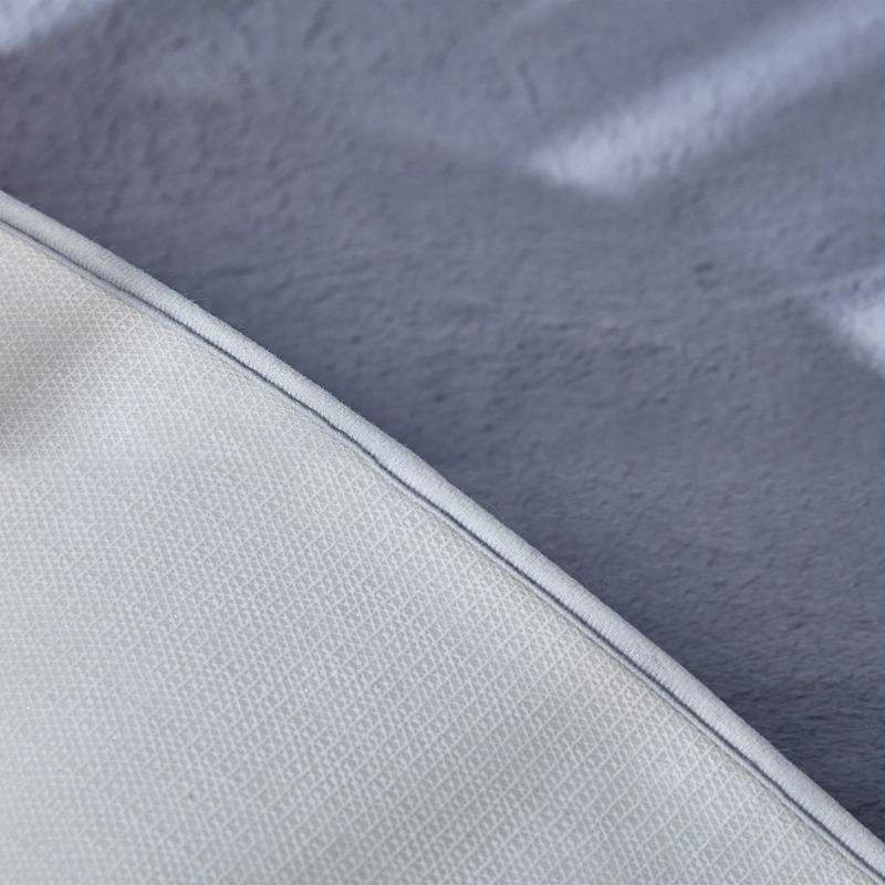 Tapis de loisirs de couleur de couleur solide du tapis de couleur unis en polyester avec support sans glissement