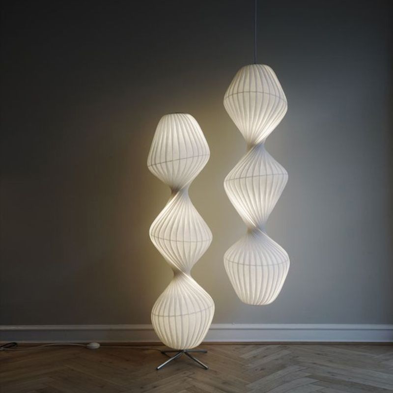 Nordische moderne Anhänger-Beleuchtungsrichtung 1 Lichtseide hängende Licht für Wohnzimmer