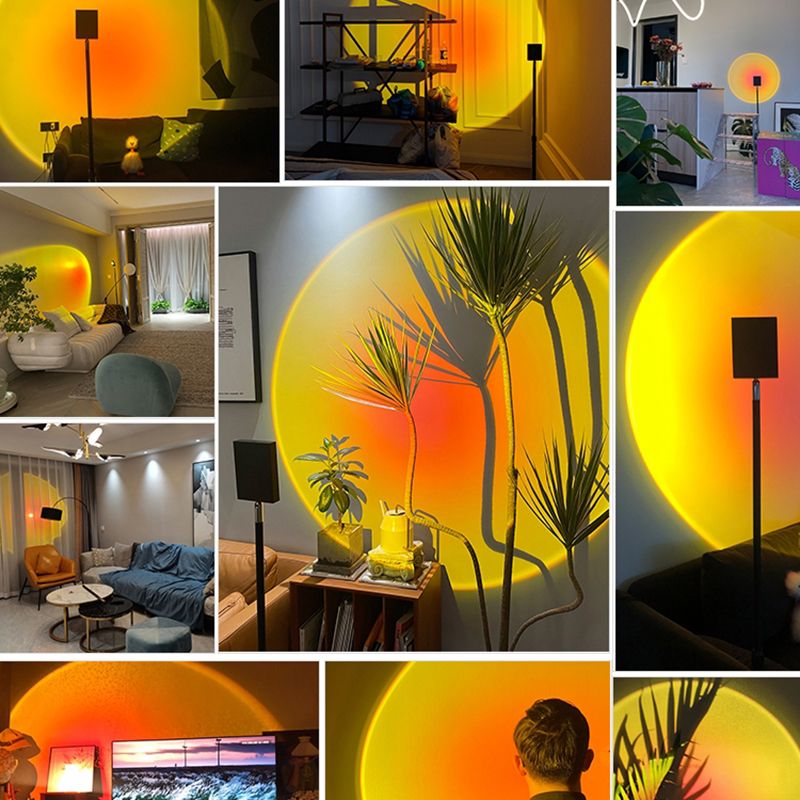 Metal Square Wall Lighting Contemporary Style 1 Light Wall Light Fixture