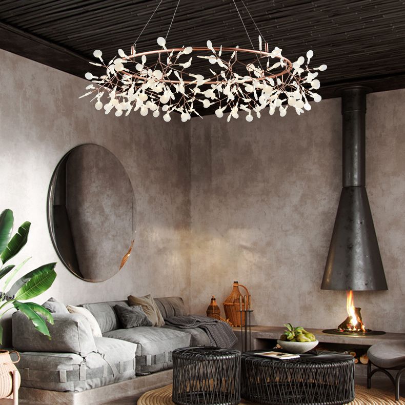 Luz de lámpara de araña de spray moderna kit de luz acrílico de acrílico