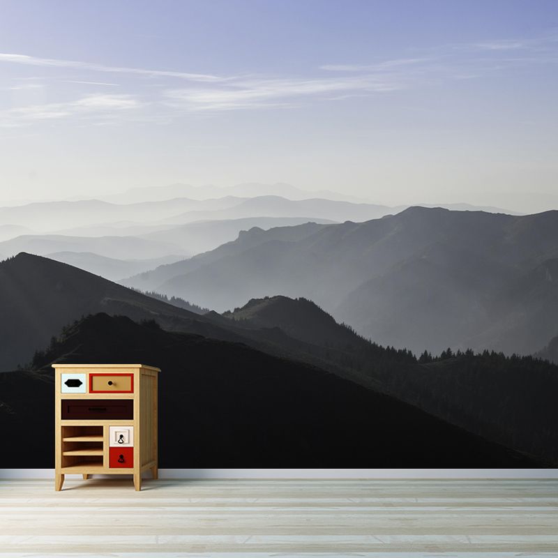 Photography Eco-friendly Mural Wallpaper Mountain Sitting Room Wall Mural