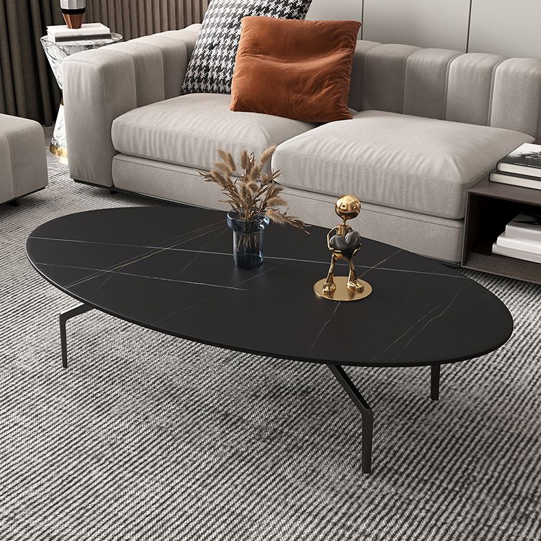 Glam Slate Coffee Cocktail Table  4 Legs Cocktail Table for Living Room