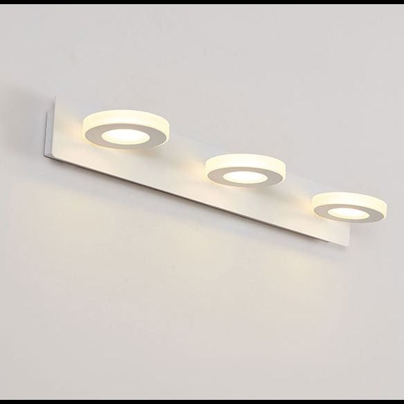 Forma a forma di cerchio Light Freeture Vanity Style Modern Vanity Mirror Light per il bagno