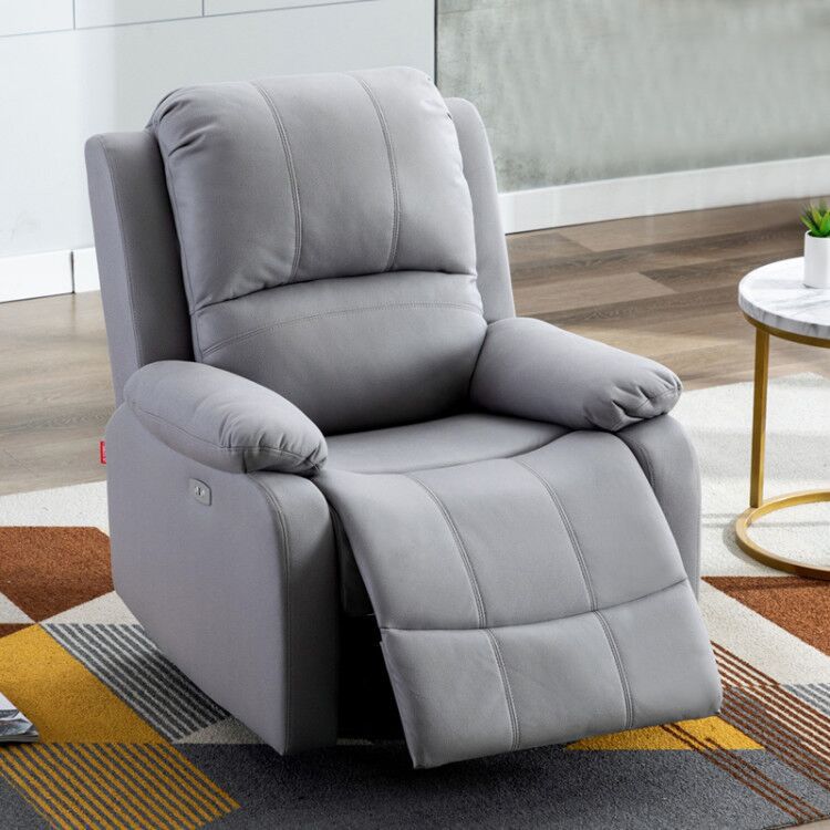 Indoor Upholstery Recliner Contemporary 33.5" W Recliners with Massage & USB Cord