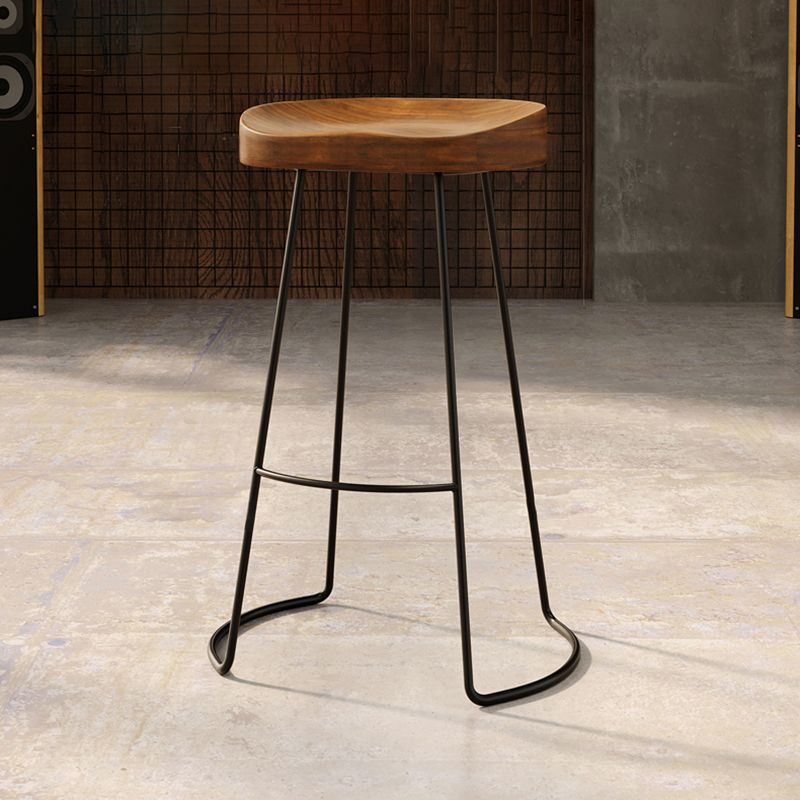 Rectangular Solid Wood Bar Table Set 1/4/7 Pieces Counter Table with High Stools