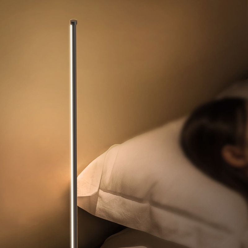 Moderne Bodenleuchte Form LED -Bodenboden Lampe mit Kieselgel Schatten für Schlafzimmer
