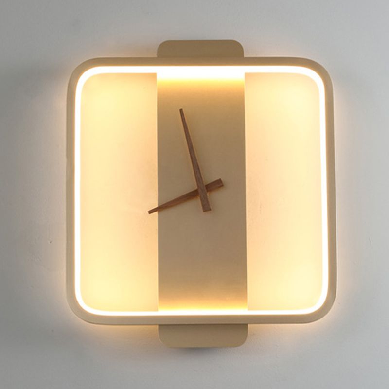 Single Contemporary Brass/Black Wall Mounted Sconce Metal Wall Light for Bedroom
