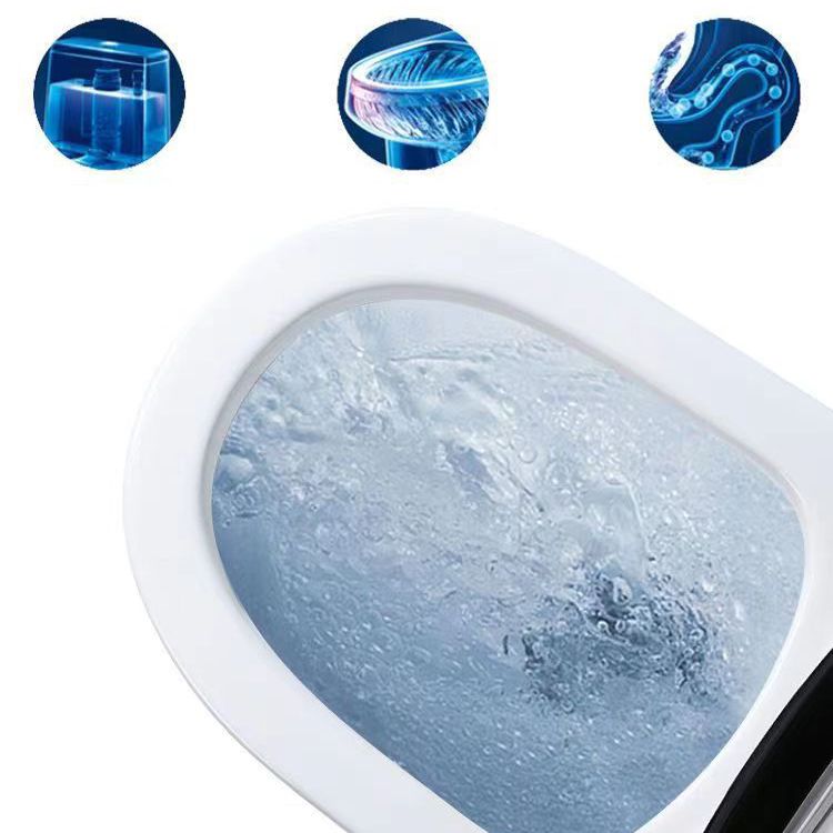 Modern 1-Piece Toilet Bowl Floor Mount White Urine Toilet for Washroom