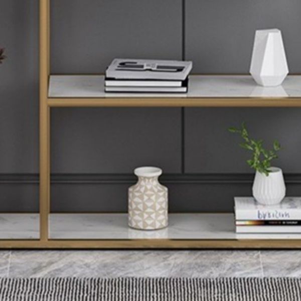 Contemporary Console Accent Table Antique Finish Console Sofa Table with Shelf