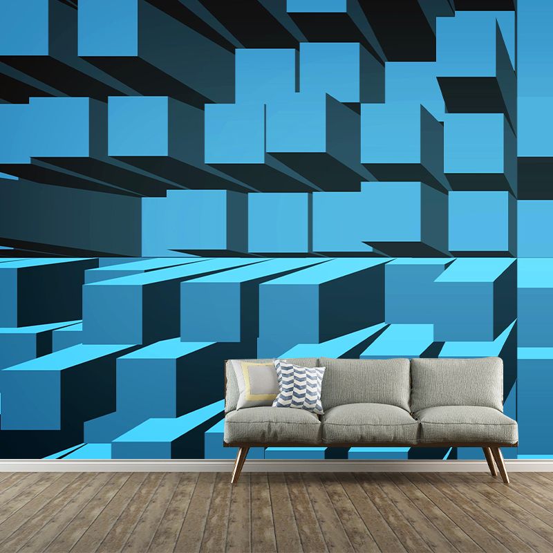 Modern Style 3D Painting Mural Mildew Resistant Wall Covering for Room Decor