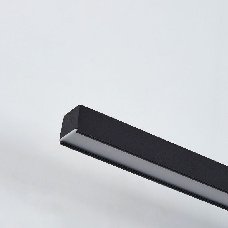 Luz colgante colgante de metal ligero de isla simple moderna para sala de estar para sala de estar