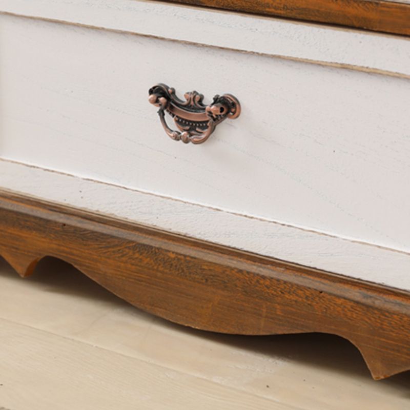 12" W Vertical Lingerie Chest Traditional Bedroom Storage Chest with Drawers