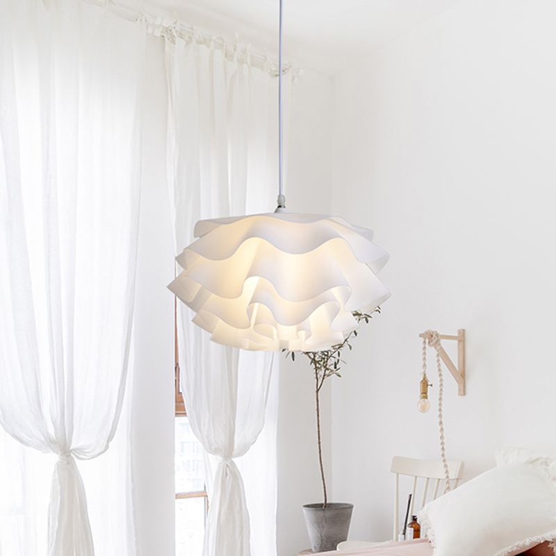 1 Leichter Acryl -Schattenhänge -Leuchte -Leuchte moderne einfache Wohnzimmer -Anhänger Licht