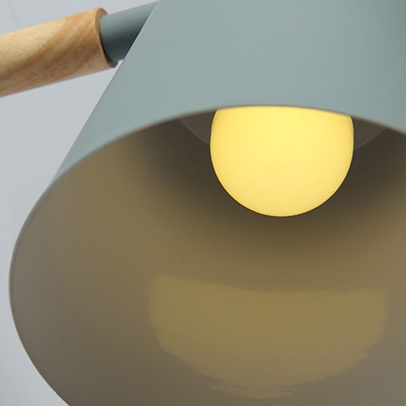 Modernism Metal Shaded Wall Light 1 Light Polish Finish Lighting for Hallway