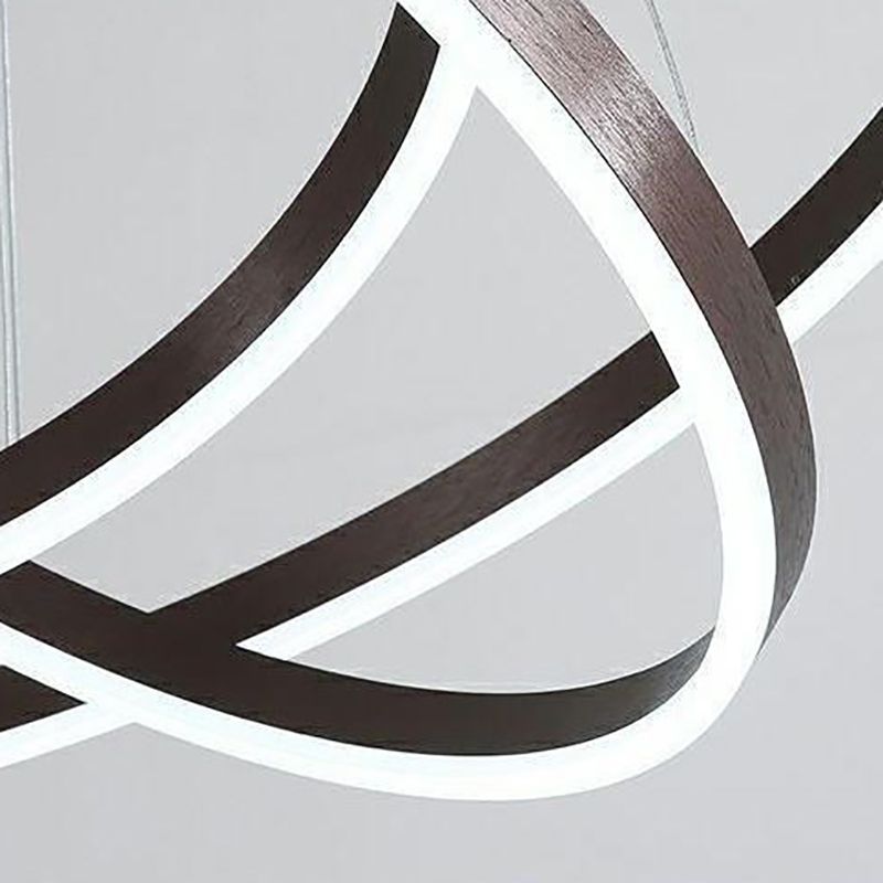 Modern Style Flush Mount Multi-layer Ceiling Lighting Fixture for Sitting Room