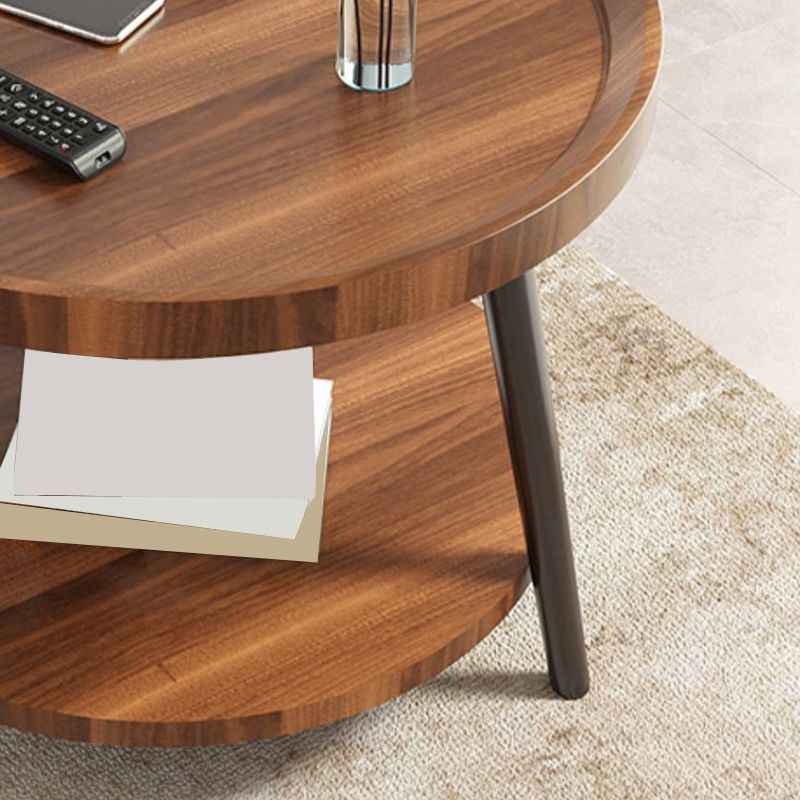 Nordic Round Coffee Table Tea/Black/White Cocktail Table for Living Room