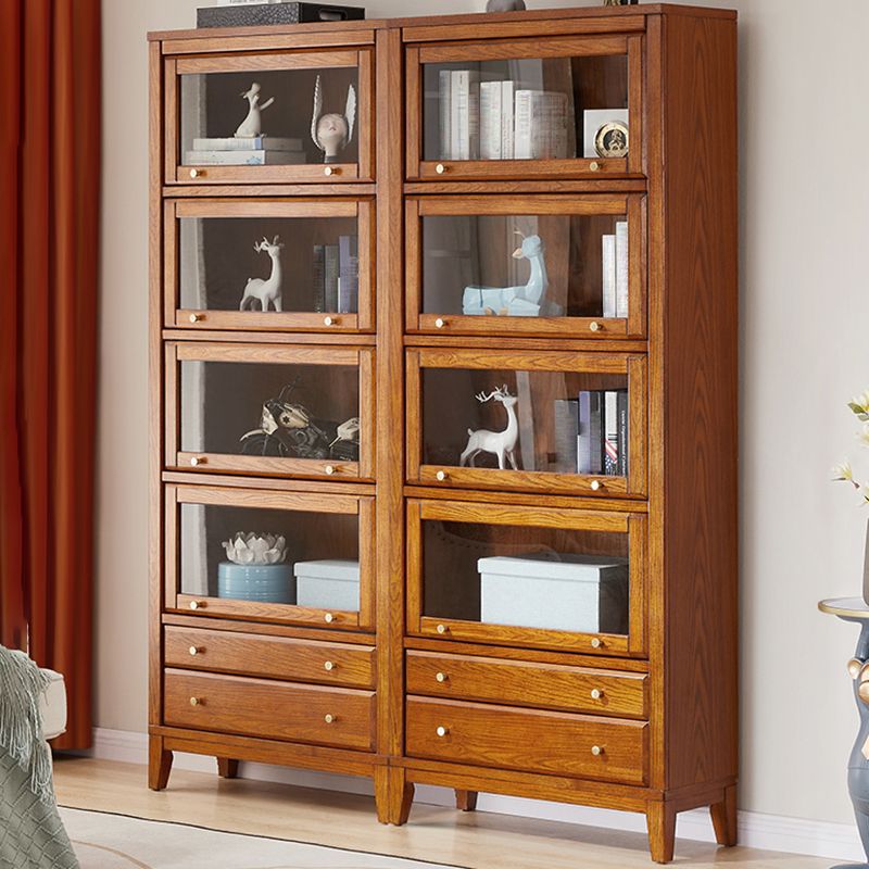 Minimalism Rectangle Chest Mid-Century Modern Wooden Accent Chest