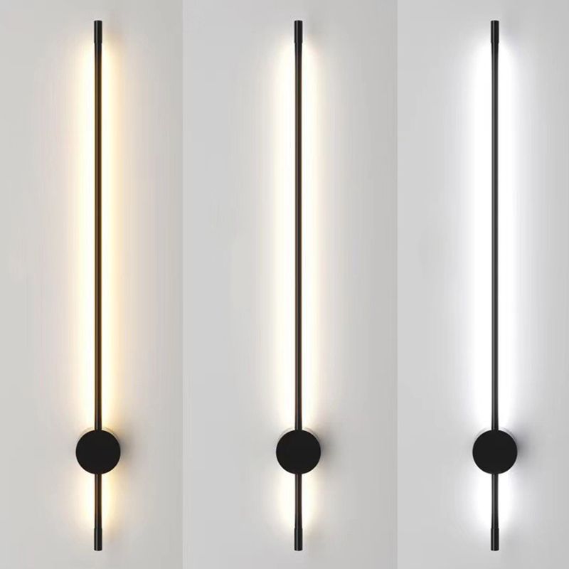 Zeitgenössischer kreativer linearer Wandleuchten Wohnzimmer Esszimmer Wandleuchte