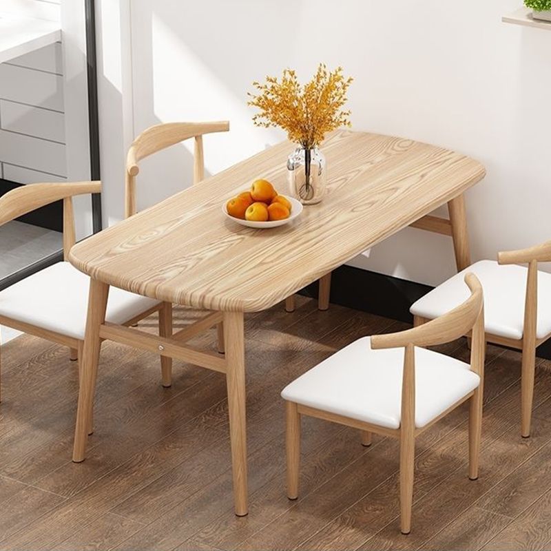 Nordic Style Dining Table Rectangle Dining Table for Home Use