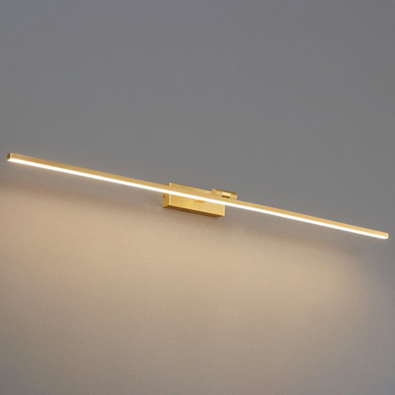 Metal Linear Vanity Lights Modern 1-Light Vanity Lighting for Bathroom