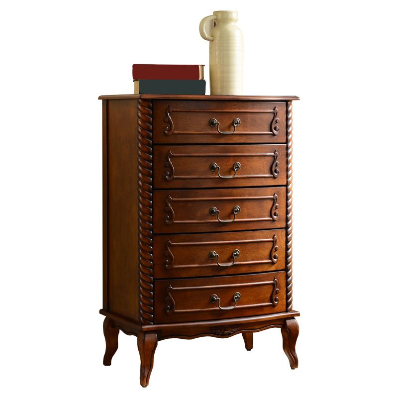 Traditional Dresser Solid Wood Storage Chest with 2/3/5 Drawers