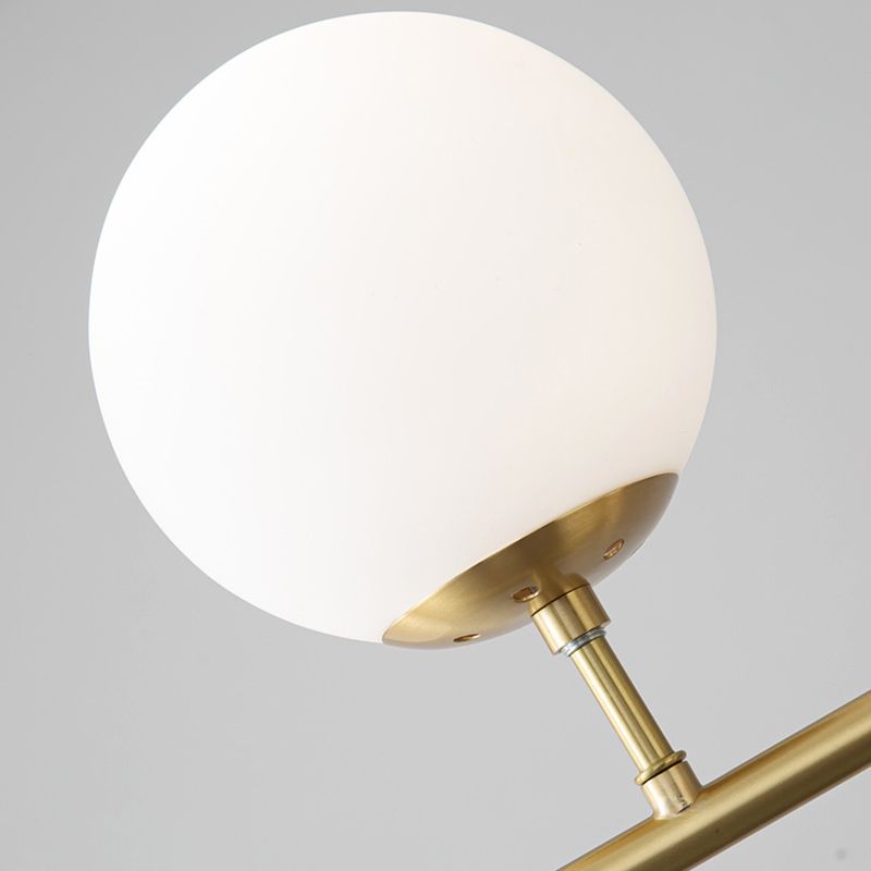 Modern Style Ball Shape Island Pendants Glass Pendant Lights for Living Room