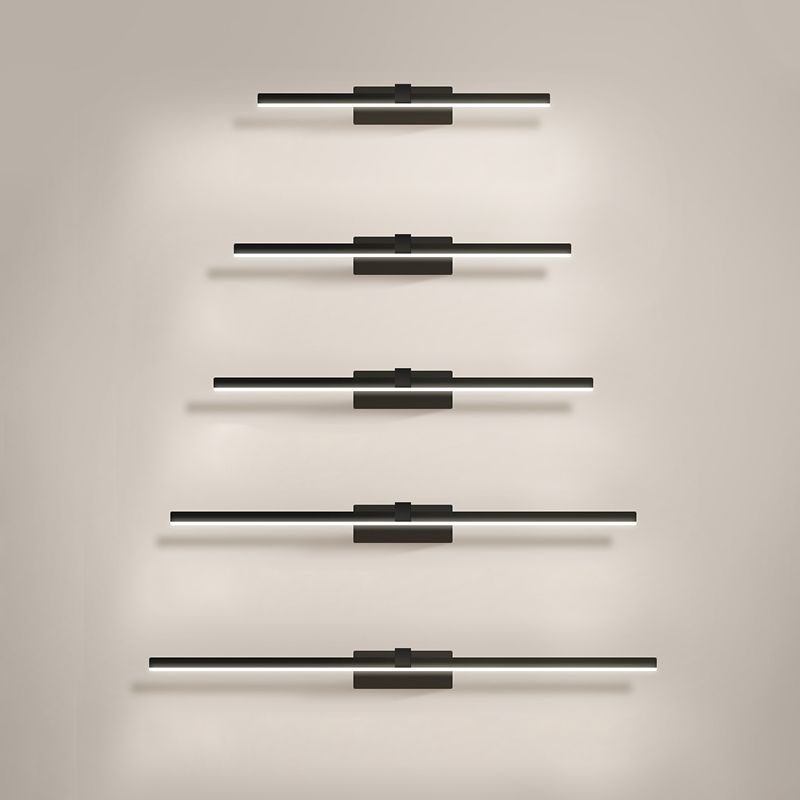 Noordse moderne spiegellicht Simple Long Strip Mirror Lamp Fixture voor badkamer