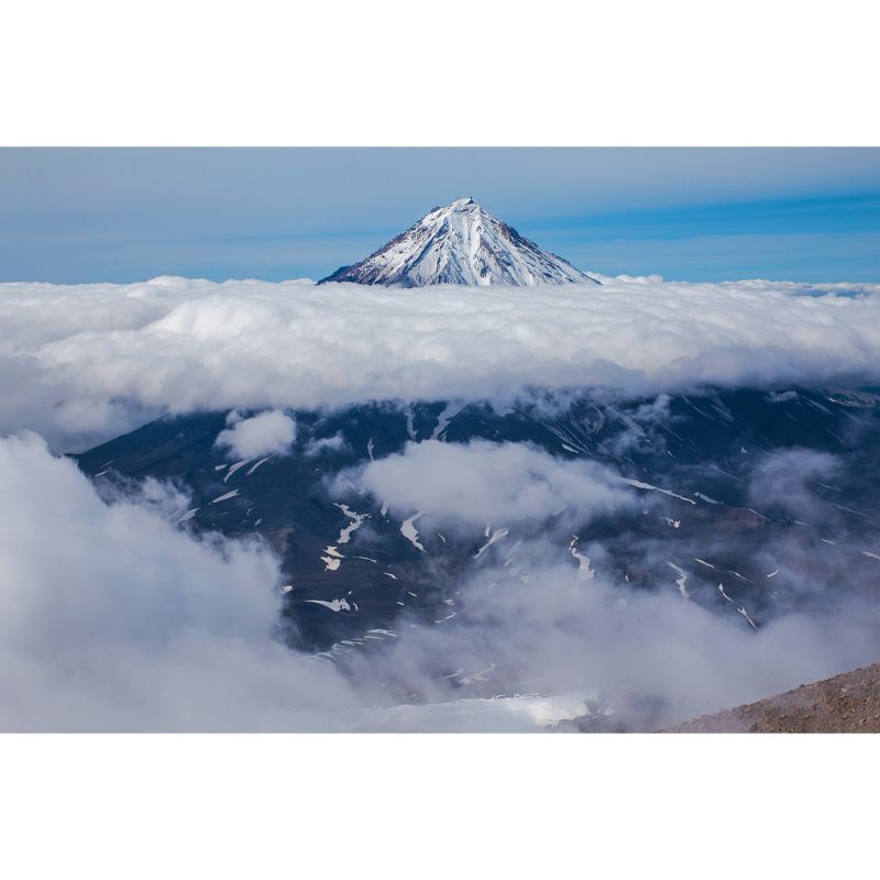 High Mountain Wall Covering for Living Room Waterproofing Mural, Customized Size