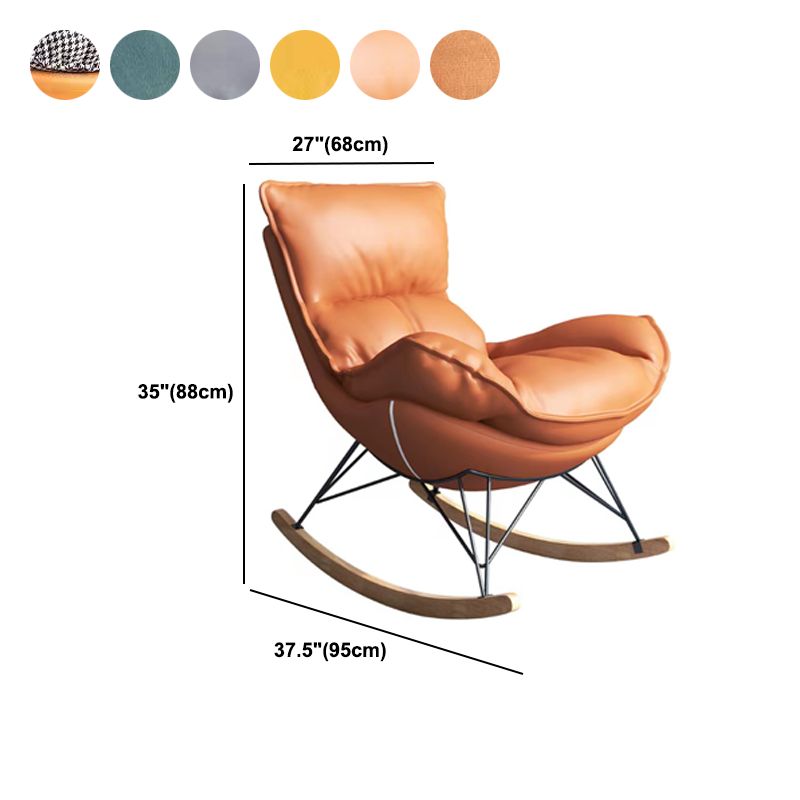 Sewn Pillow Back Armless Chair for Apartment 26.77" L X 37.4" W X 34.65" H