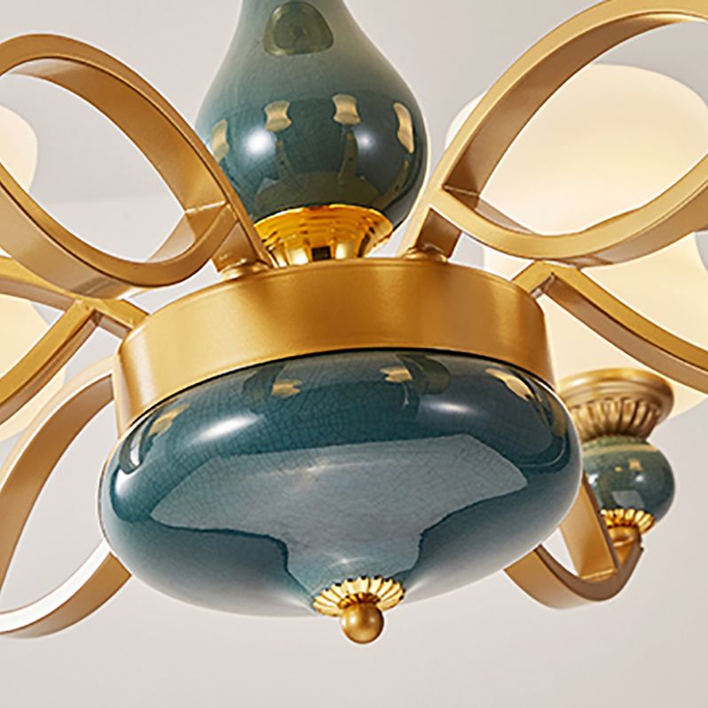 Geometría de forma colgante de vidrio Luz de lámparas de estilo moderno lámparas colgantes