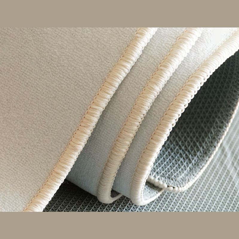 Comfort Geometric Printed Rug Apricot Tone Polyester Area Carpet Non-Slip Backing Rug for Home Decoration