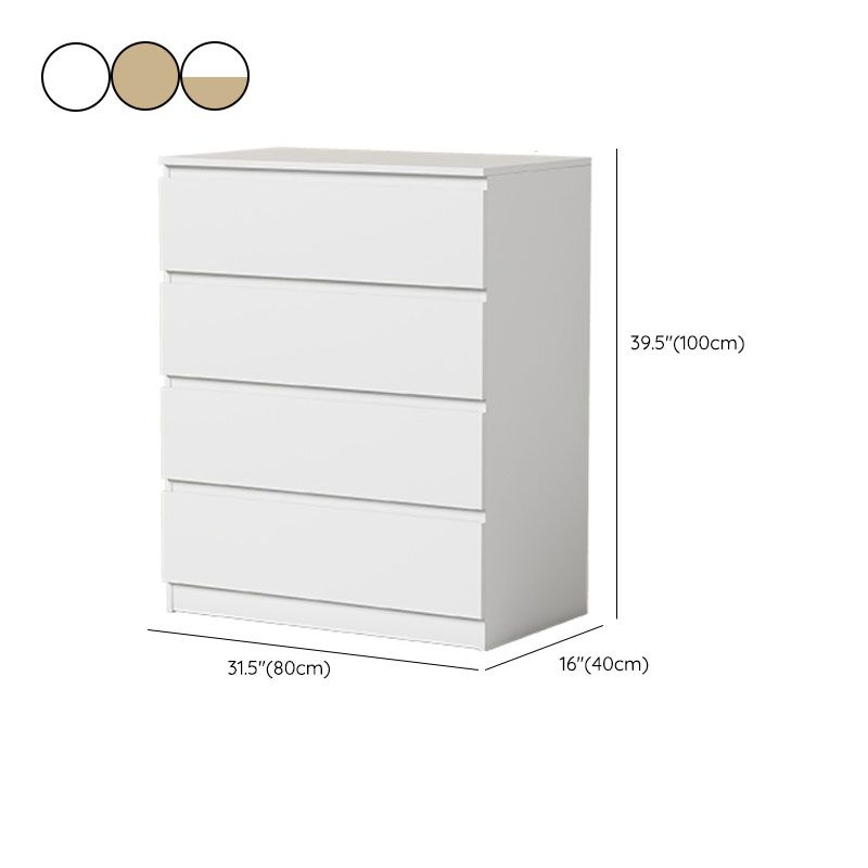 Modernism Horizontal Double Dresser Wood Storage Bachelor Chest for Home
