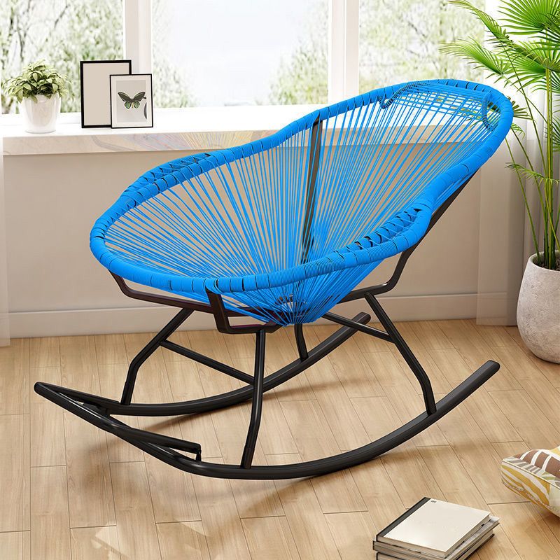 Contemporary Rattan Rocking Chair Outdoor Rocking Chair for Break