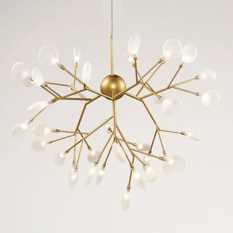 Luz de suspensión de metal de techo de luces de luciérculos simples contemporáneos para dormitorio