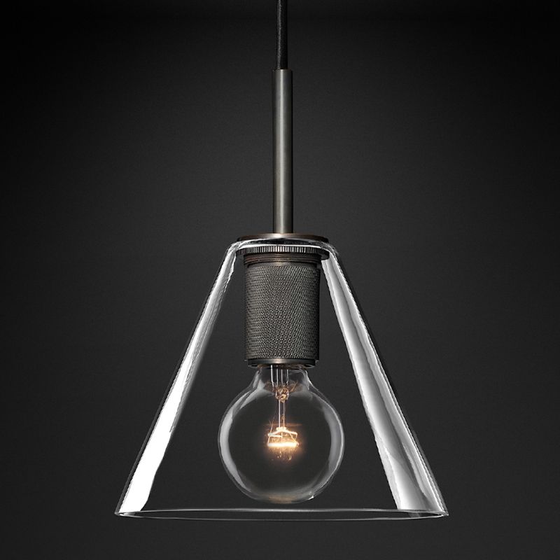 Luminaire pendentif ombré en verre