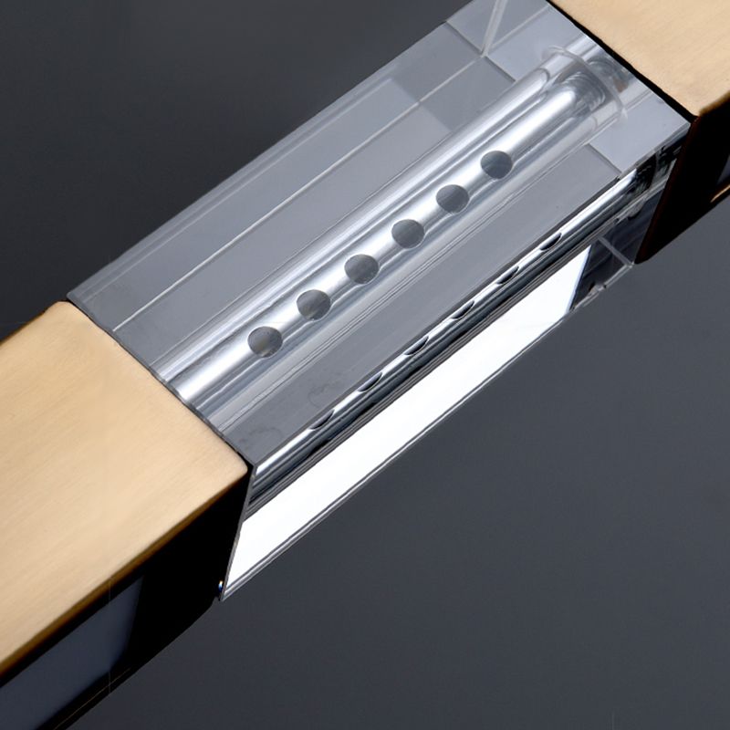 Moderne Rechteckinselinsel Kronleuchter 1-Licht-LED-Anhänger Beleuchtungskörper mit Kristall