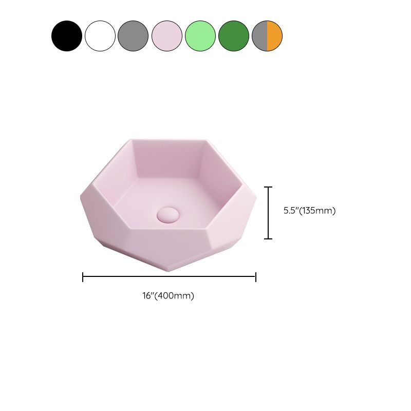 Modern Specialty Wash Stand Porcelain Vessel Lavatory Sink for Home