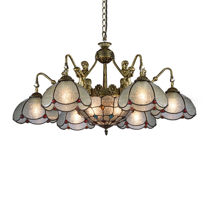 Bronze fleur fleur de fleur Lumière Tiffany Style Sylom