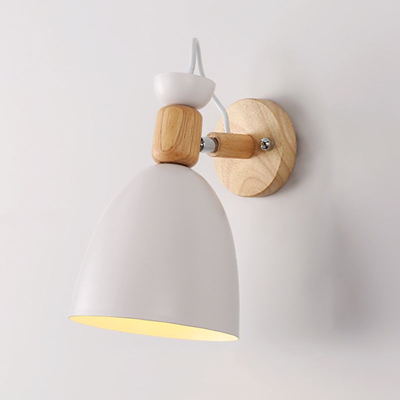 Geometrische Metallwandleuchten moderne nordische Macarons Einlichtwandmontiertes Licht