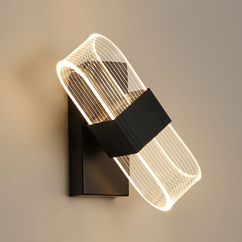 Modern Style Metal LED Wall Light Fixture Creative Wall Light Sconce for Bedroom