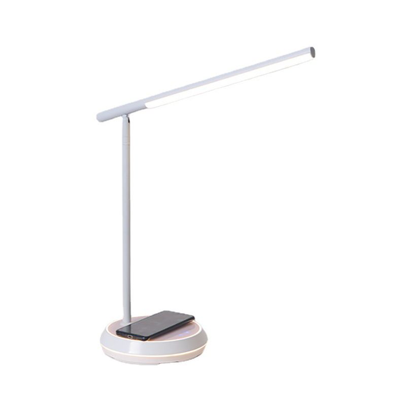 1-Light Linear Table Light Contemporary Metal Nightstand Lamps for Study Room