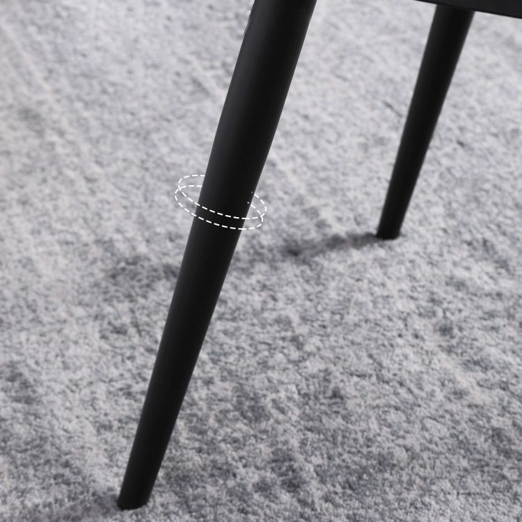 Metal moderno de la cocina del estilo que cena el Wingback de las sillas que cena la silla lateral del brazo