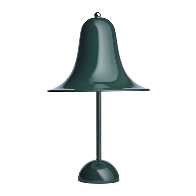 Minimalist Style Night Table Lamp Metal Hat Shape Bedroom Table Light
